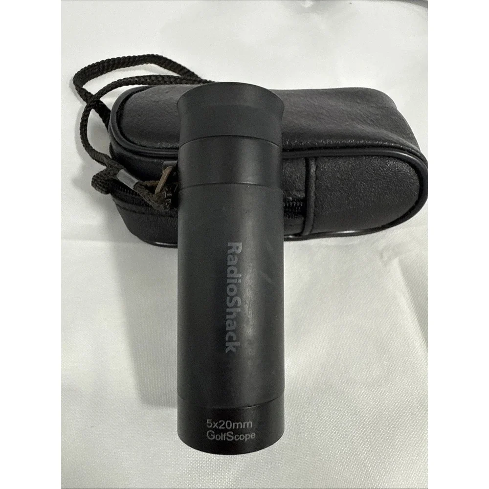 Golf‎ Scope Range Finder Manual Vintage W/ Pouch, Wrist Strap Radio Shack 5X20mm